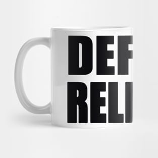 Defund Religion - Black - Front Mug